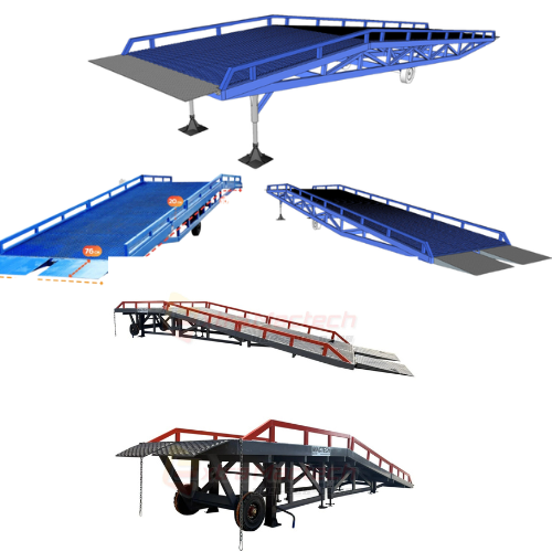 Cargo loading bridge cover รถกระเช้าบูมลิฟท์แมงมุมติดตีนตะขาบ Mactech
