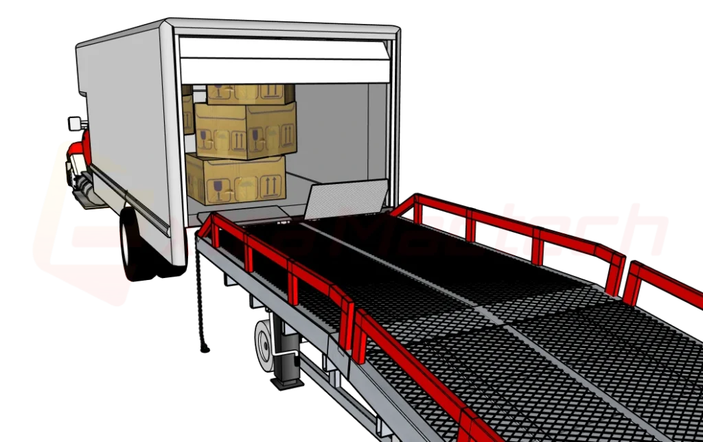 3 section loading ramp
